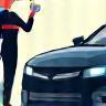 Illustration of inspecting a clean car